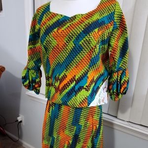 2 peice African dress